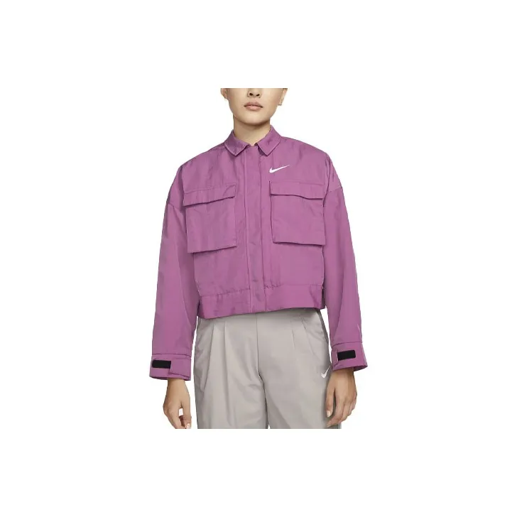 Nike Sportswear Essentials Series Jackets Women's Burgundy-0