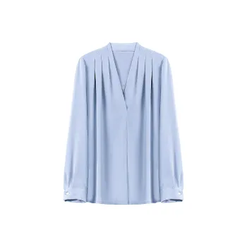 Dajia Poetry Shirt Women's Green/Blue