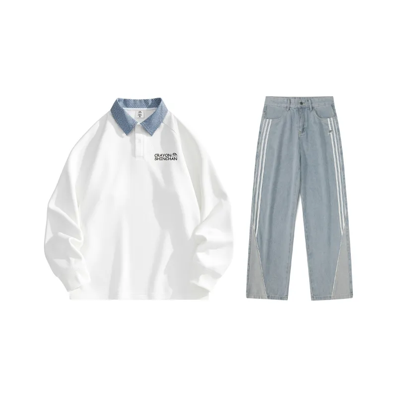 Crayon Shinchan Sweatshirt Set Unisex-18