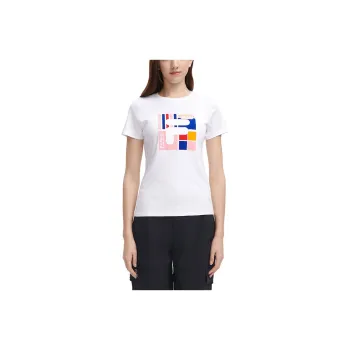 FILA Set in Sleeve T Shirt Women's Standard White