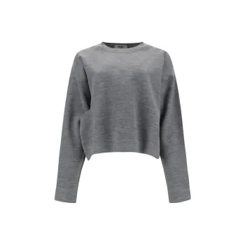 FENDI Long Sleeved Crewneck Pullover