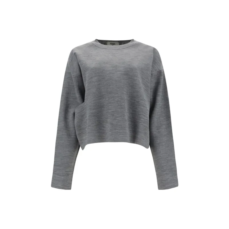 FENDI Long Sleeved Crewneck Pullover-0