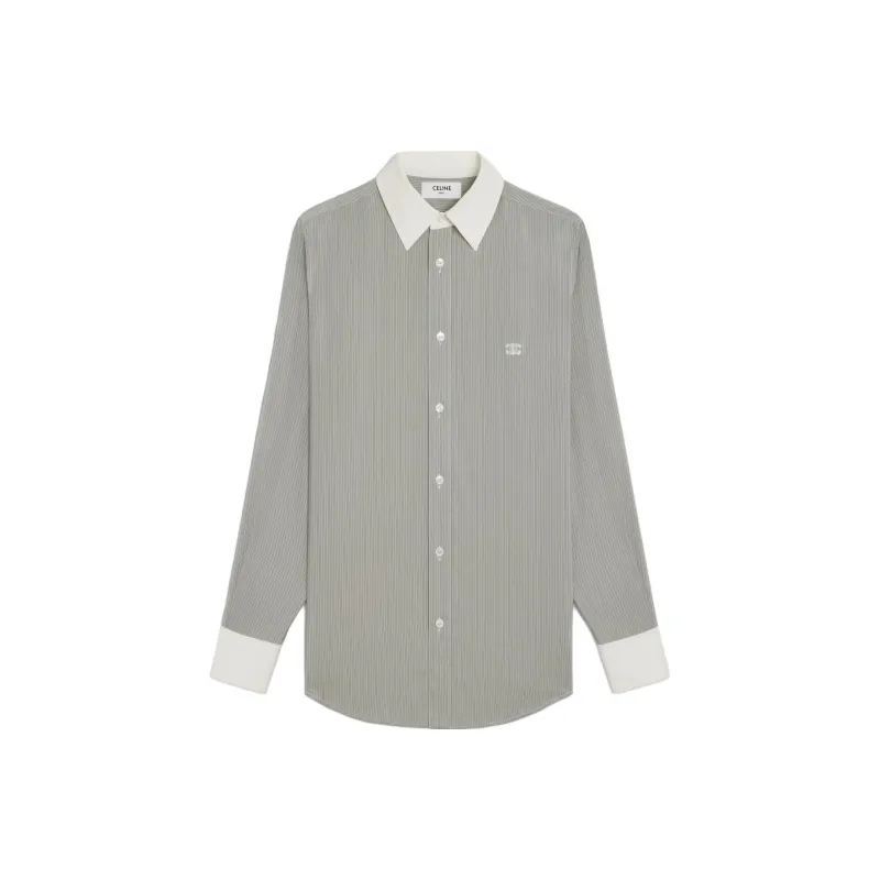 CELINE Shirt Women's Light Gray-0