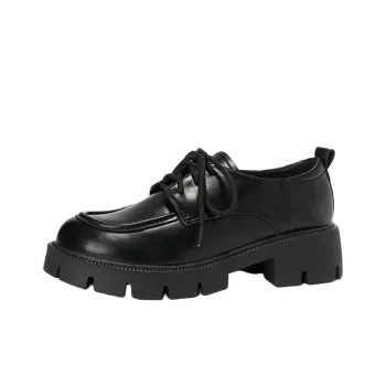 Lanza Casual Single Shoes 5cm Women's Black