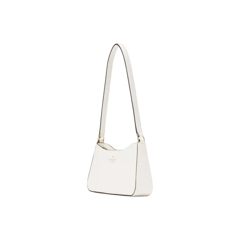 Kate Spade Leather Shoulder Bag Trumpets Women's White-1