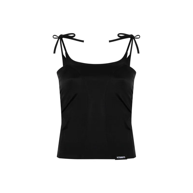 Vetements Cut out Panelled Tank Top-0