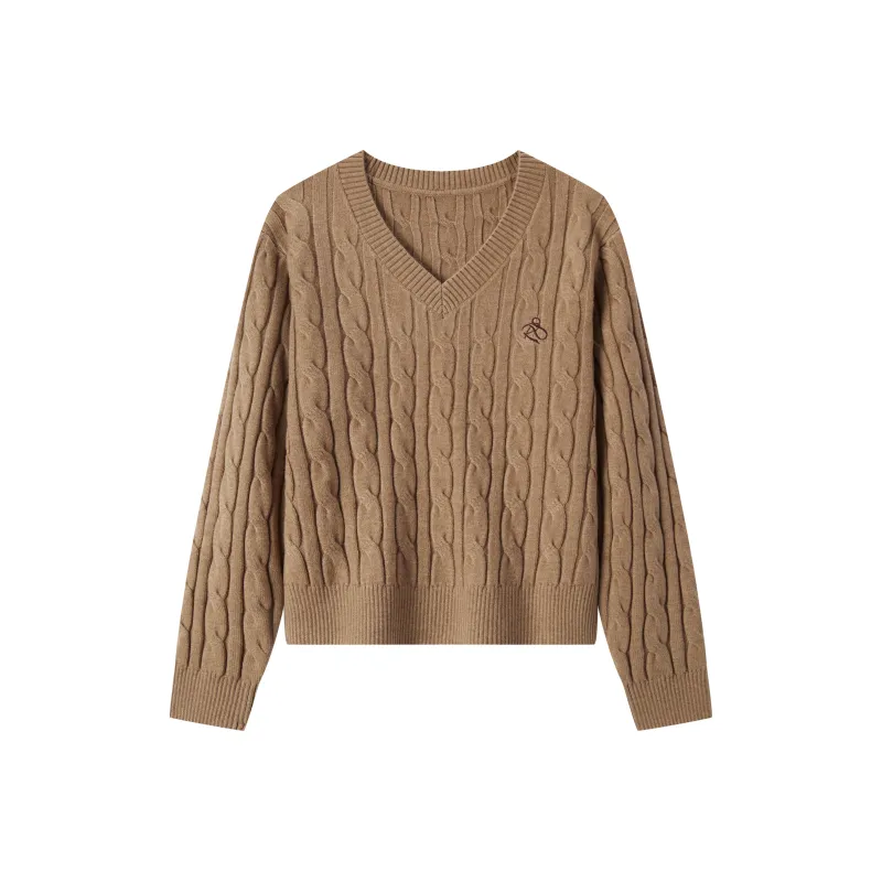 SEM/R Winter Twill Top Vintage Inspired Knitwear Women's-2
