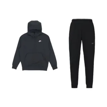 Nike Sportswear Club Fleece Sweatshirt Set Men's Black