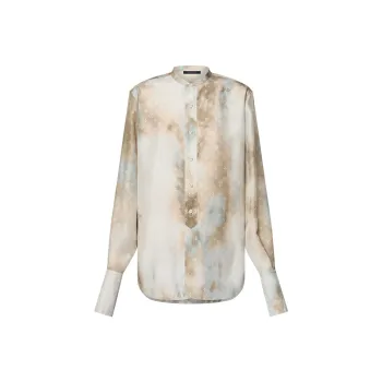 LOUIS VUITTON Collarless Monogram Cloud Shirt