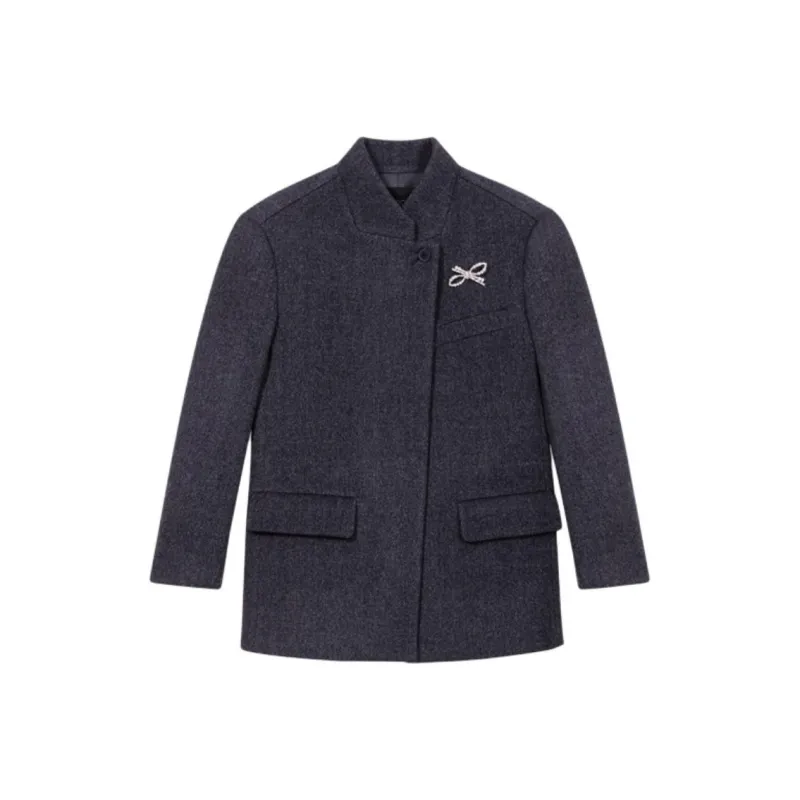 Maje Jackets & Coats Women's Dark Gray-0