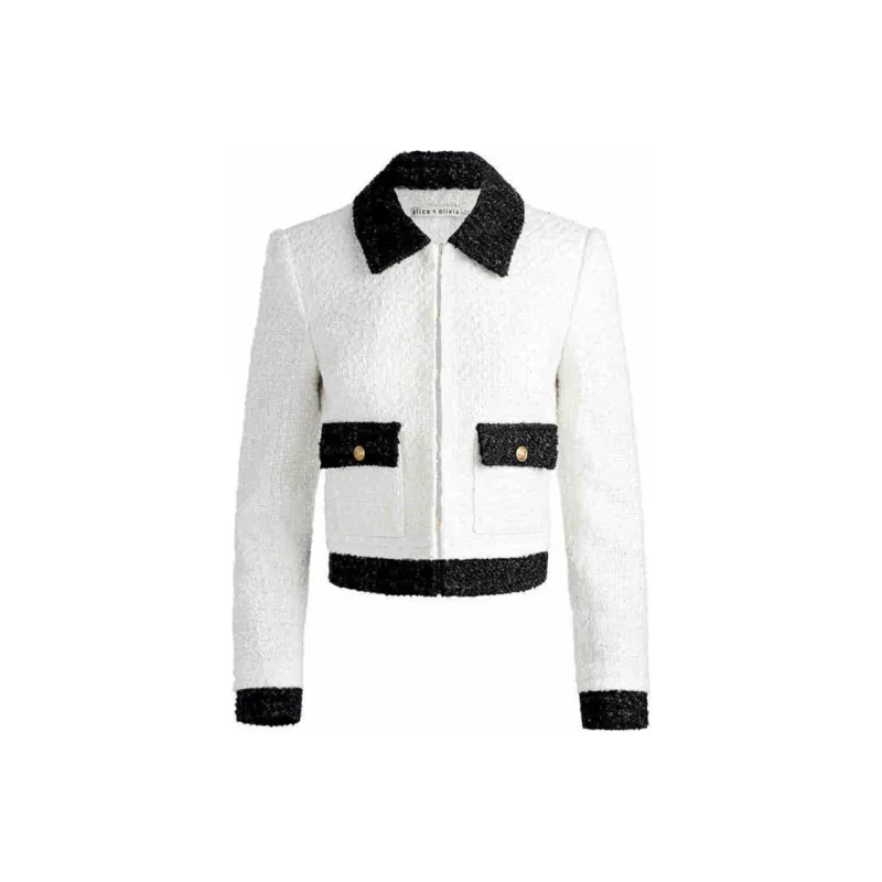 ALICE+OLIVIA Topher Fitted Jacket-0