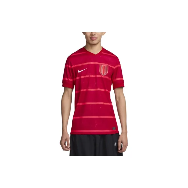 Nike Dri-Fit Soccer Jerseys Men's Gym Red/Laser Red/White-0