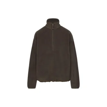 ARITZIA Golden Polartec 200 1/4 Zip Hip Sweater Sweatshirt Women's Rich Mocha Brown/Deep Mocha Brown