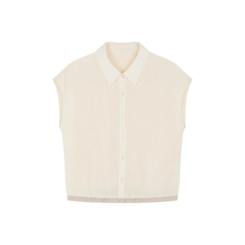 IHIMI Shirts Women's Beige-2
