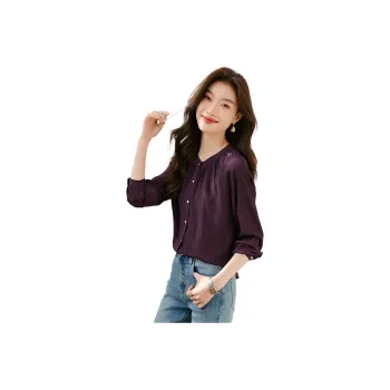 Mo Han Yi Mei Shirt Women's Purple