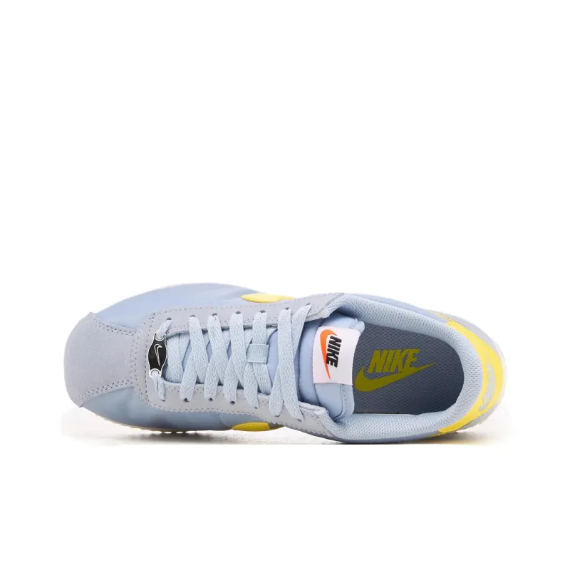 Nike Cortez Anti Slip Wear Resistant Low Top Casual Running Shoes Women's Blue-3