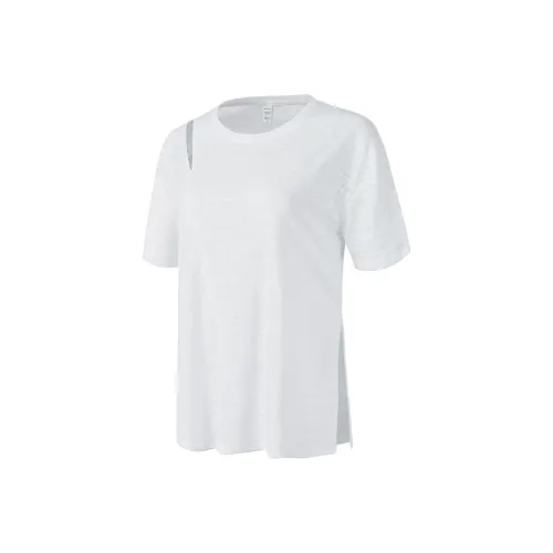 Lan Pattern T Shirt Women's White