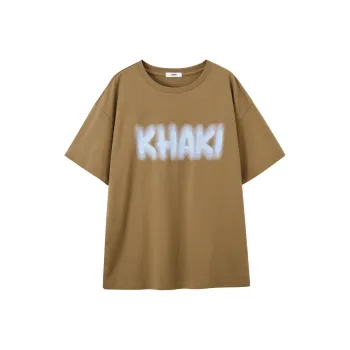 【dme】 T-Shirt Women's Brick Coffee