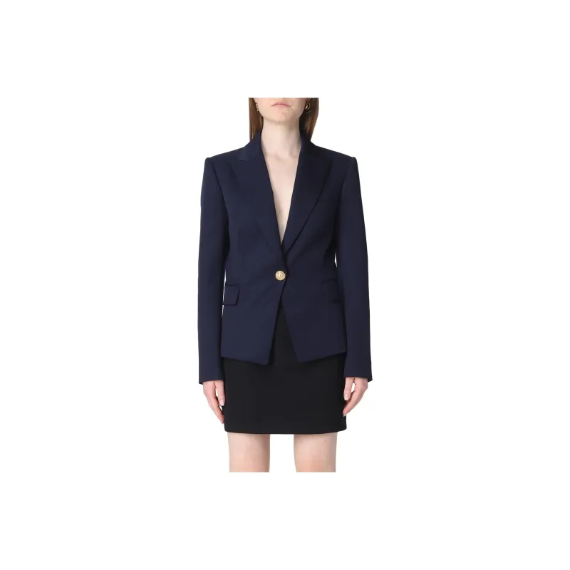 BALMAIN Jackets & Coats Women's Marine Blue-0