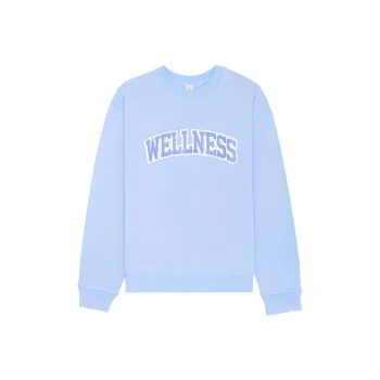 SPORTY & RICH Wellness Cotton Sweatshirt