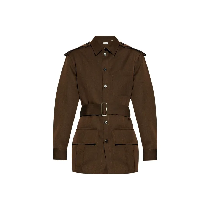Burberry Belted waist Buttoned Overshirt-0