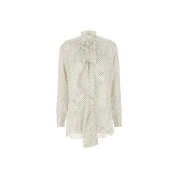 ERMANNO SCERVINO Polka Dot Printed Long Sleeved Shirt