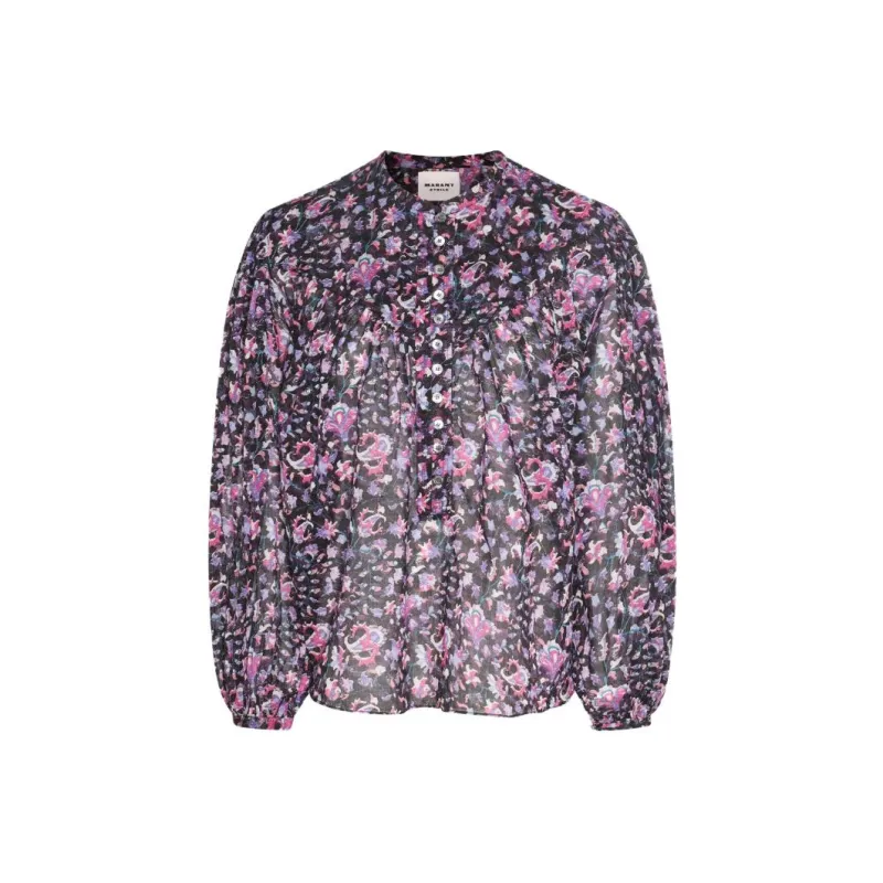 ISABEL MARANT ETOILE Maria Paisley-Printed Long-Sleeved Top-0