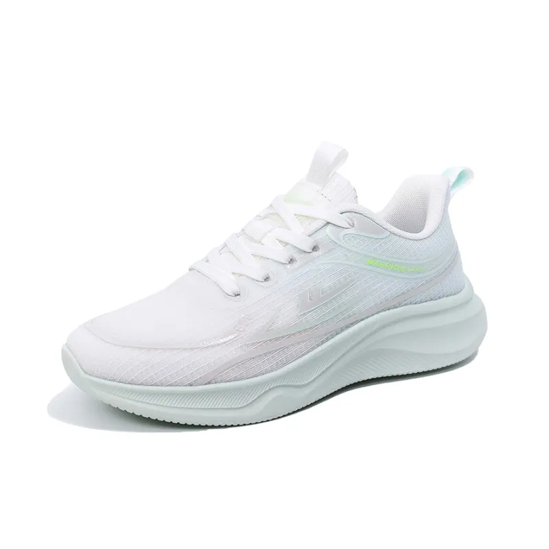 WARRIOR Running Shoes Women's Low Top White/Light Green-0