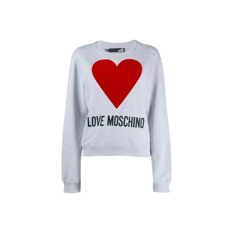 LOVE MOSCHINO Sweatshirts Women's Gray-0