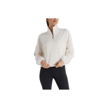 New Balance Half Zip Polar Fleece Knitwear Women's Linen