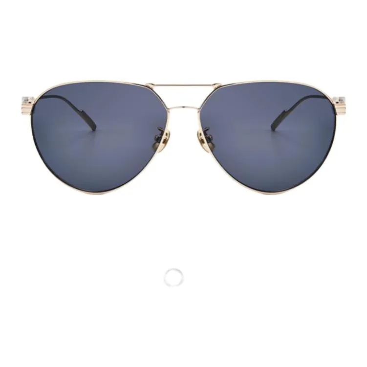 THE OWNER Titanium Irregular Shape Sunglasses Unisex-1