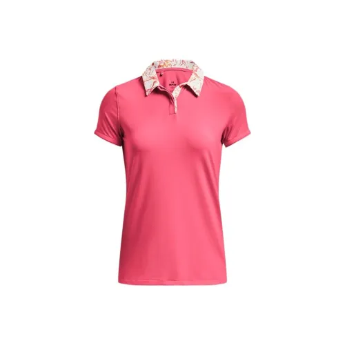 Under Armour Polo Shirts Women's Pink