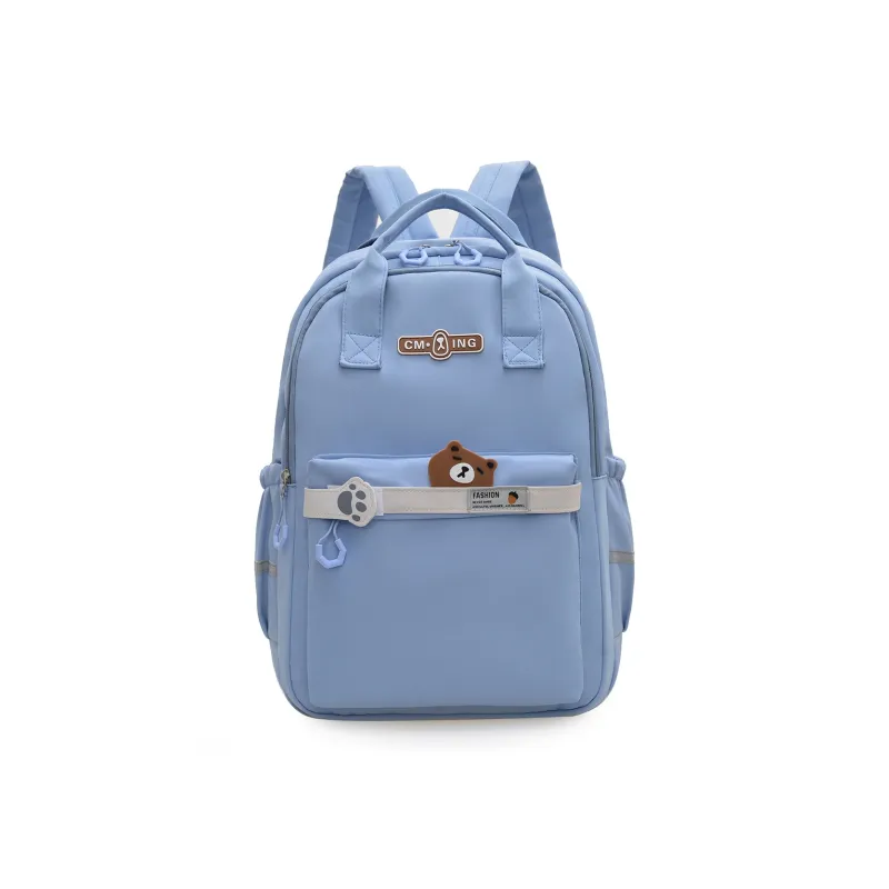 Single Warehouse Nylon Student Bag Pink/Blue/Green/Purple/Black-5