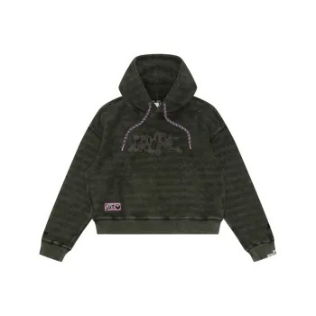 Aape Logo embellished Cotton Hoodie