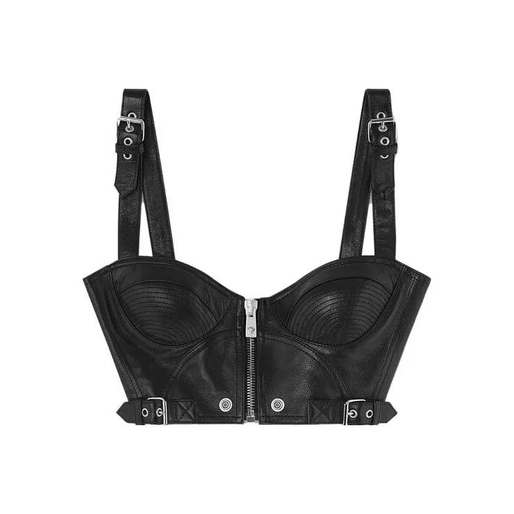 VERSACE SS23 Strapless Top Women's Black-0