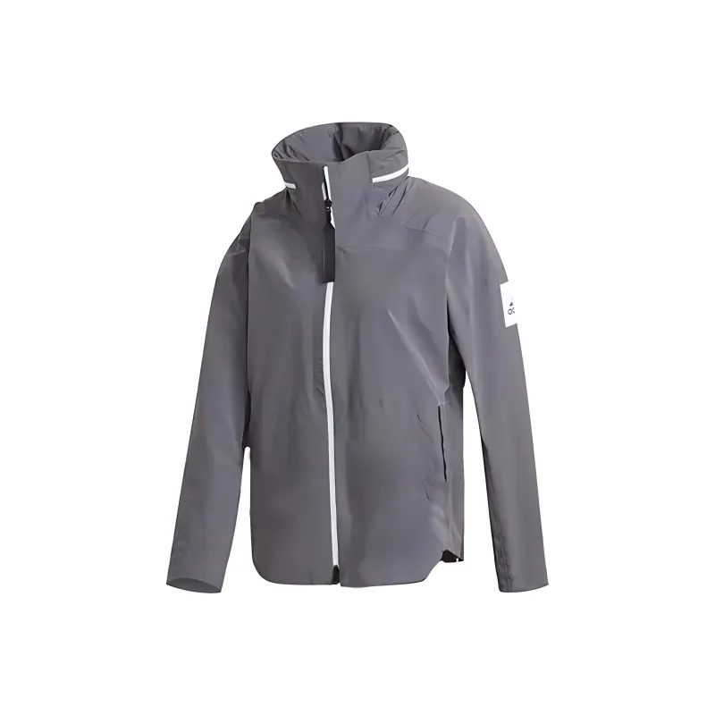 Adidas MYSHELTER Rain Parka Jackets & Coats Women's Gray-0
