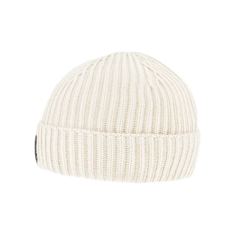 C.P.Company Wool Beanies Unisex Ecru-2