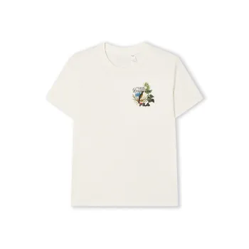 FILA x LUSUO T Shirt Women's Oat Beige