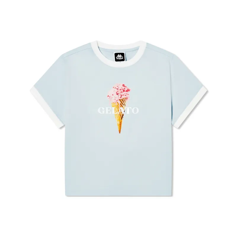 Kappa T Shirts Women's Sea Salt Blue 8152-0