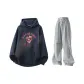 Navy Blue+Gray Pants