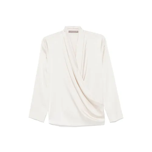 D.Exterior 아이보리 화이트 여성 셔츠