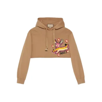GUCCI Chinese New Year Sweatshirts Women's Camel