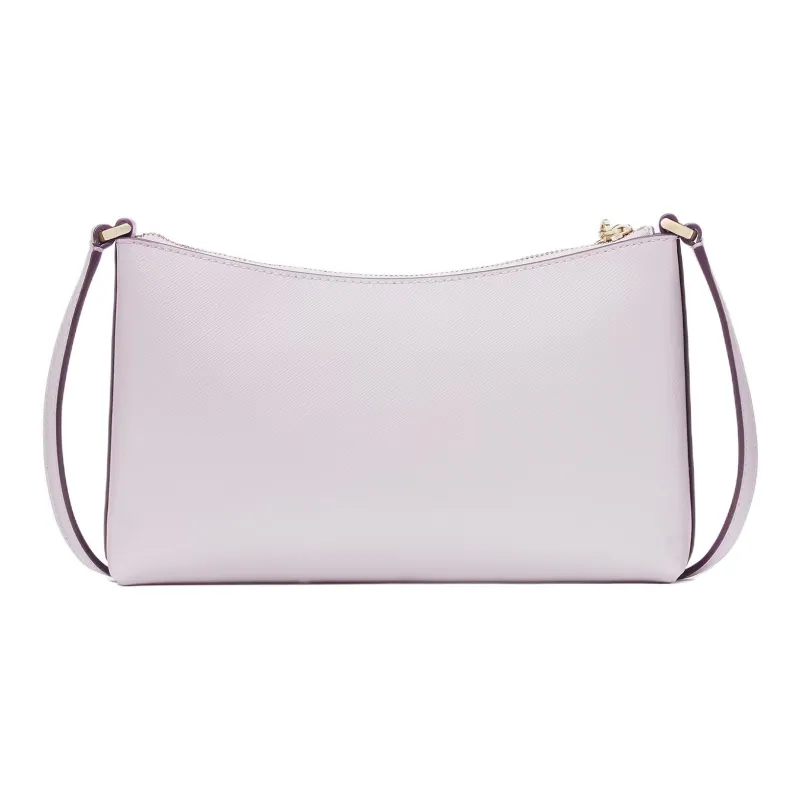 Kate Spade Leather Crossbody Bag, Shoulder Bag Trumpets Women's Light Purple-2