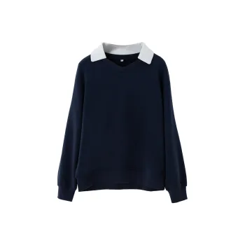 SOON FLOWER Sweatshirt Women's Navy Blue