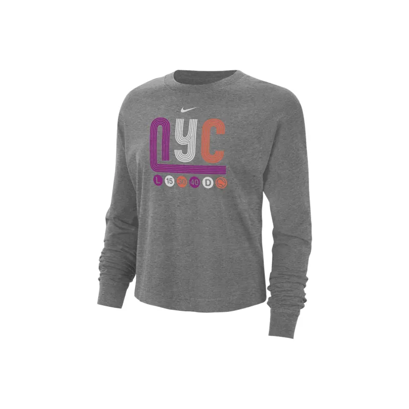 Nike Women's Tennis Boxy Long Sleeve T Shirt-0