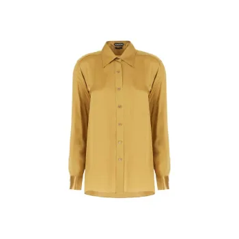 TOM FORD Fluid Charmeuse Satin Shirt