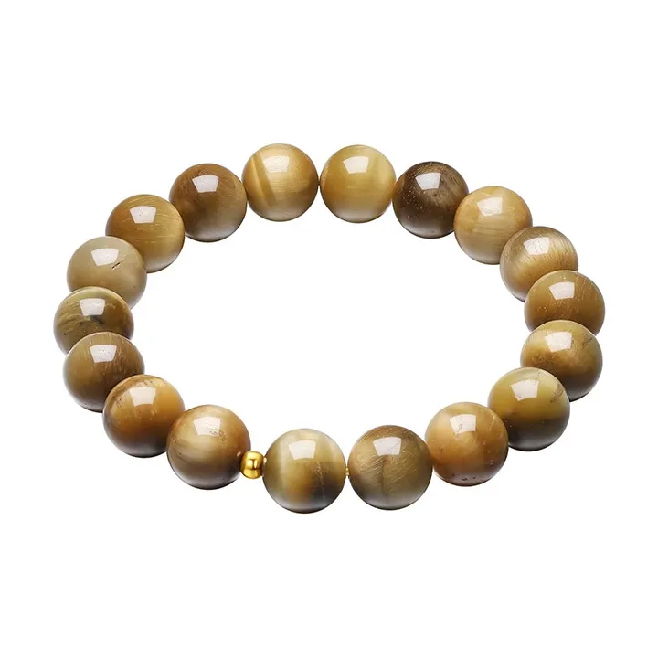 LIU GUI FU JEWELRY Tiger's Eye Stone Bracelets Unisex-1