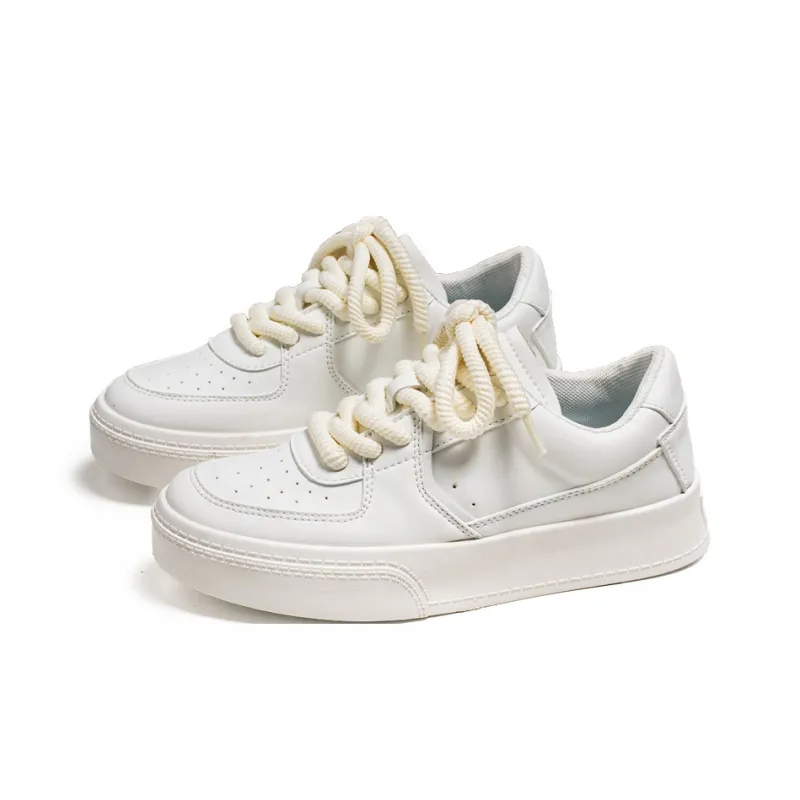 ROBINHOOD Coverage Slip Resistant Cushioning Impact Resistance Abrasion Resistant Low Top Skateboard Shoes Men's White-1