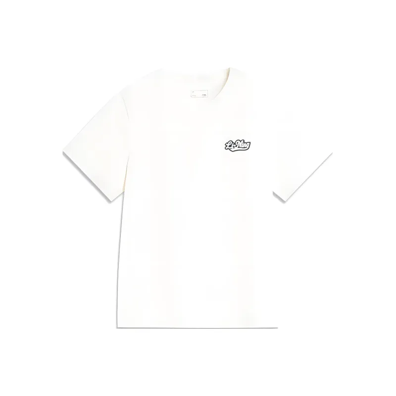 LiNing Sports Life Collection T Shirt Women's Ivory-0
