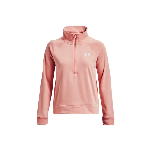 Under Armour Rival Sweatshirts Women's Pink